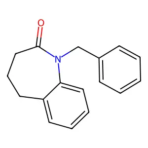 1-benzyl-1,3,4,5-tetrahydro-2H-1-benzazepin-2-one structure
