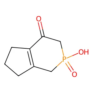 2-hydroxy-2-oxo-3,5,6,7-tetrahydro-1H-cyclopenta[c]phosphinin-4-one structure