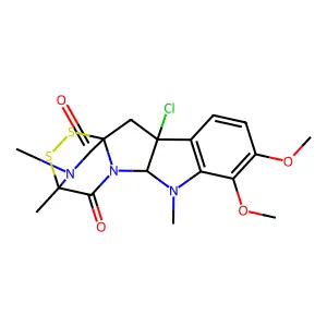 Sporidesmin H structure