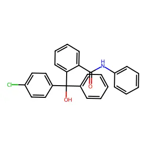 2-[(4-Chlorophenyl)(hydroxy)phenylmethyl]-N-phenylbenzamide structure