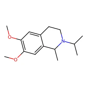 6,7-Dimethoxy-1-methyl-2-(propan-2-yl)-1,2,3,4-tetrahydroisoquinoline structure