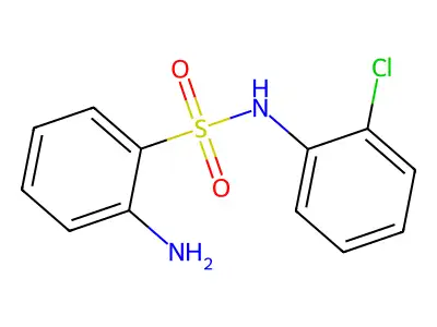 2-amino-N-(2-chlorophenyl)benzenesulfonamide structure