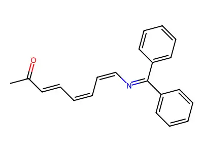 8-(Benzhydrylideneamino)octa-3,5,7-trien-2-one structure