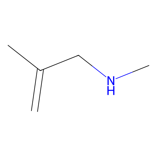 Methyl methallylamine structure