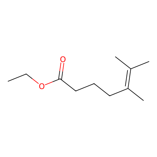 Ethyl 5,6-dimethylhept-5-enoate structure
