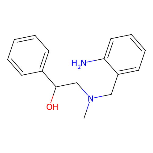 alpha-((((2-Aminophenyl)methyl)methylamino)methyl)benzyl alcohol structure