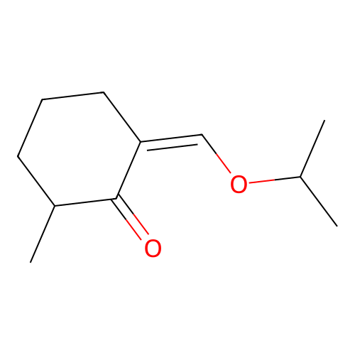 2-(Isopropoxymethylene)-6-methylcyclohexanone structure