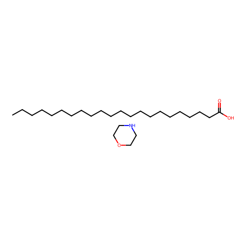 Docosanoic acid, compd. with morpholine (1:1) structure