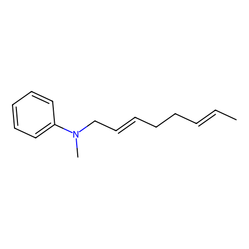 Benzenamine, N-methyl-N-2,6-octadienyl- structure