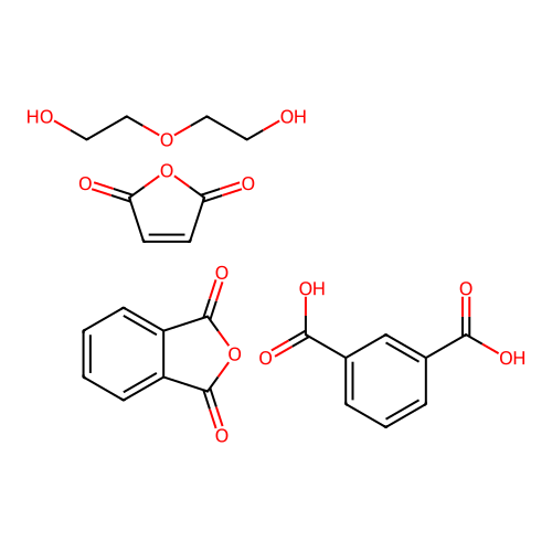 (C8-H6-O4.C8-H4-O3.C4-H10-O3.C4-H2-O3)x- structure