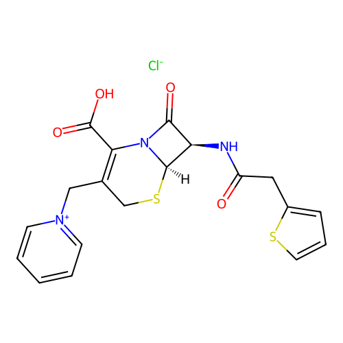 cefaloridin, hydrochloride structure
