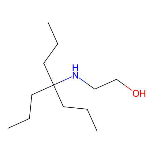 2-(4-Propylheptan-4-ylamino)ethanol structure