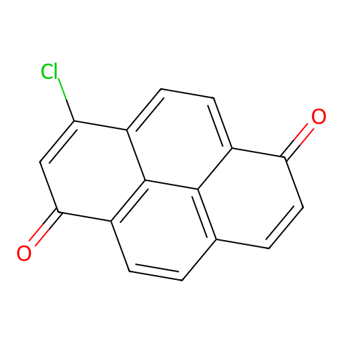 3-Chloropyrene-1,6-dione structure