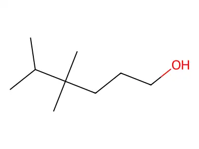 4,4,5-Trimethylhexan-1-ol structure