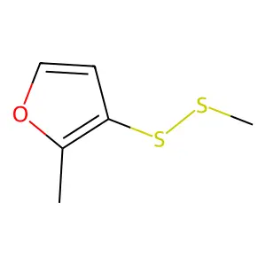 甲基2-甲基-3-呋喃基二硫物 structure