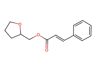 Tetrahydro-2-furanylmethyl 3-phenylacrylate structure