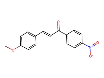 4-Methoxy-4'-nitrochalcone structure