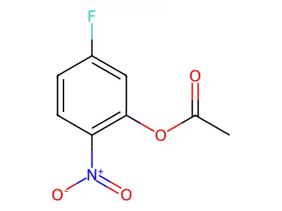 5-Fluoro-2-nitrophenyl acetate structure