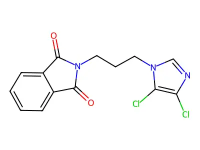 2-[3-(4,5-Dichloroimidazol-1-yl)propyl]isoindole-1,3-dione structure