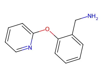 (2-(Pyridin-2-yloxy)phenyl)methanamine structure