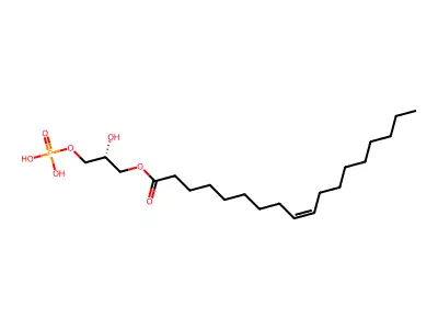 1-Oleoyl-sn-glycerol 3-phosphate structure