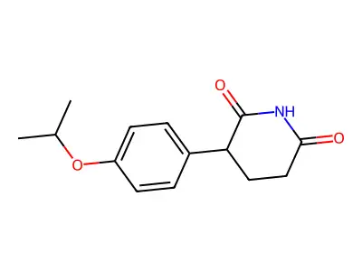 3-(4-Isopropoxy-phenyl)-piperidine-2,6-dione structure