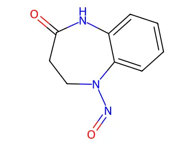 5-nitroso-1H,3H,4H-benzo[b]1,4-diazaperhydroepin-2-one structure