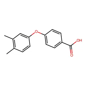 4-(3,4-二甲基苯氧基)苯甲酸 structure