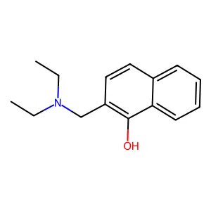 1-Naphthalenol, 2-[(diethylamino)methyl]- structure