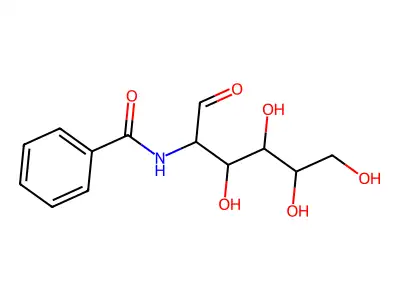 N-benzoyl-D-glucosamine structure