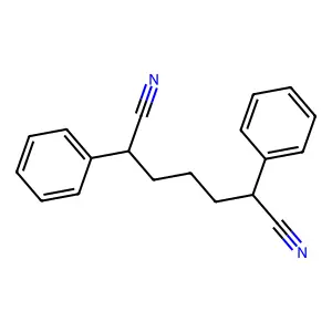 2,6-二苯基庚二腈 structure