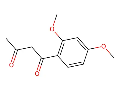 1-(2,4-Dimethoxyphenyl)butane-1,3-dione structure