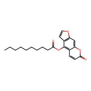 Psoralin, N-decanoyl-5-oxo- structure