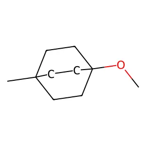 1-Methoxy-4-methylbicyclo(2.2.2)octane structure