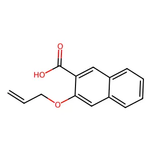 3-Allyloxy-2-naphthalenecarboxylic acid structure