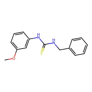 1-Benzyl-3-(3-methoxyphenyl)thiourea structure