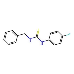 1-Benzyl-3-(4-fluorophenyl)thiourea structure