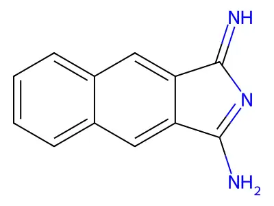 1,3-Diiminobenz(f)isoindoline structure