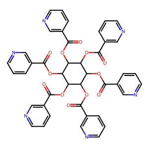 烟酸肌醇酯 structure