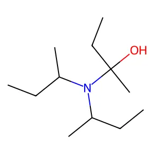 2-Butanol, 2-[bis(1-methylpropyl)amino]- structure