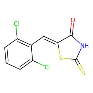 5-(2,6-Dichloro-benzylidene)-2-thioxo-thiazolidin-4-one structure