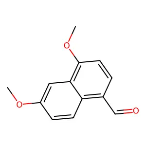 4,6-Dimethoxy-1-naphthaldehyde structure