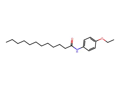Dodecanamide, N-(4-ethoxyphenyl)- structure