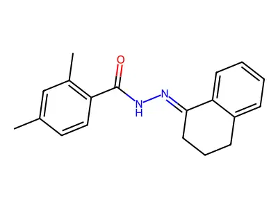 N'-(3,4-Dihydronaphthalen-1(2H)-ylidene)-2,4-dimethylbenzohydrazide structure
