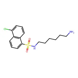 N-(6-氨基己基)-5-氯-1-萘磺酰胺 structure