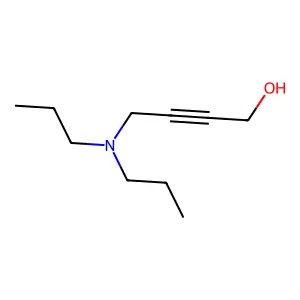 4-(Dipropylamino)but-2-yn-1-ol structure