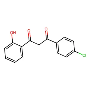 1-(4-Chlorophenyl)-3-(2-hydroxyphenyl)propane-1,3-dione structure