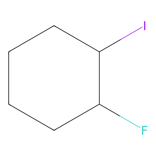1-Fluoro-2-iodocyclohexane structure
