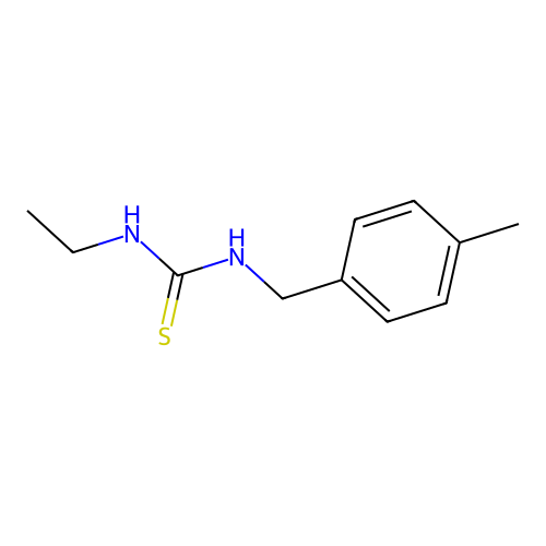 1-Ethyl-3-[(4-methylphenyl)methyl]thiourea structure