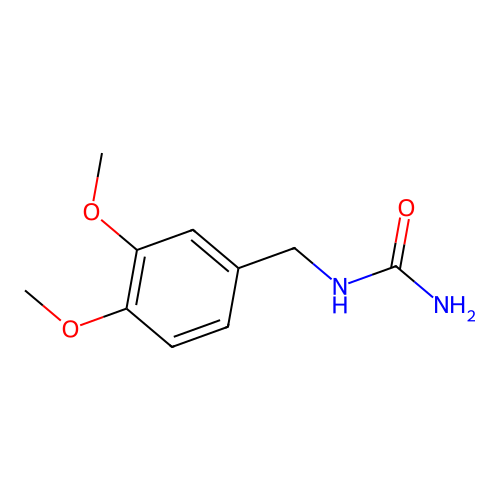N-(3,4-dimethoxybenzyl)urea structure